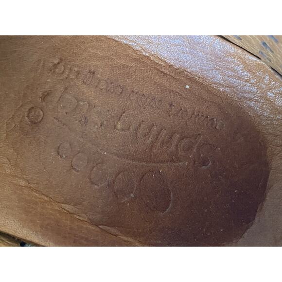 SPRING STEP Sunflowery Lime Green Leather Flats shoes 7-7.5 EU 38 - Picture 7 of 8